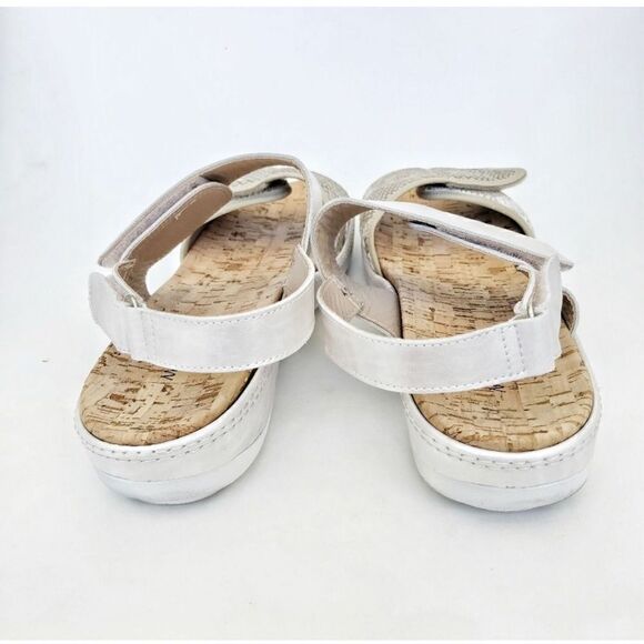 NATURWALK BY PIESANTO OZOR IN IVORY LEATHER AND VELVET SIZE 10 - Picture 6 of 9